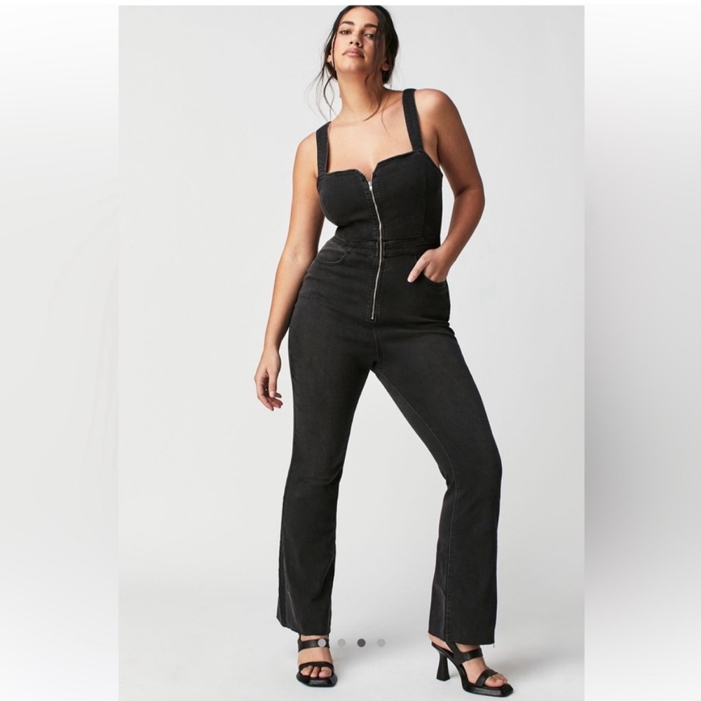 Free People We The Free CRVY 2nd Ave One Piece in Black